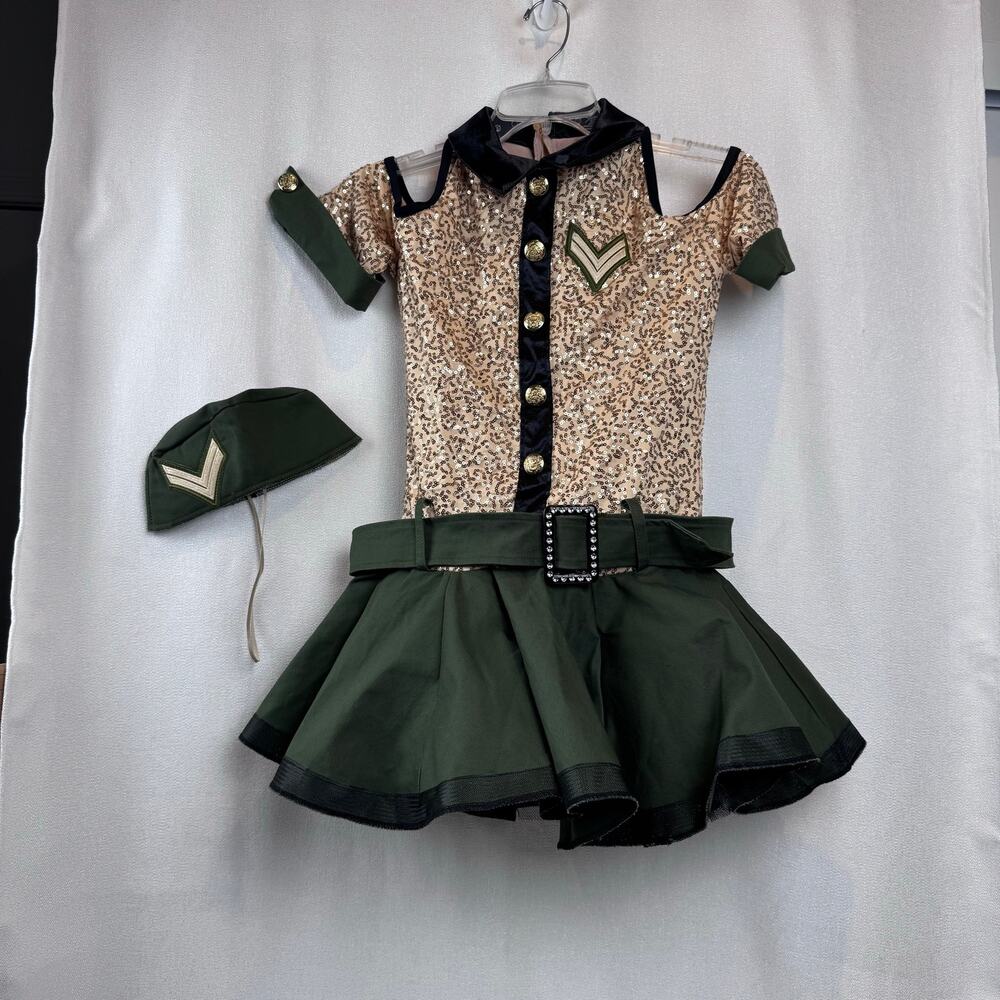 Weissman Mighty Wings Military Dance Sequined Bodice Decorative Costume Size XL